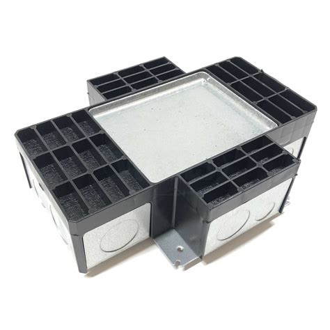 electric quad floor boxes|legrand concrete floor box.